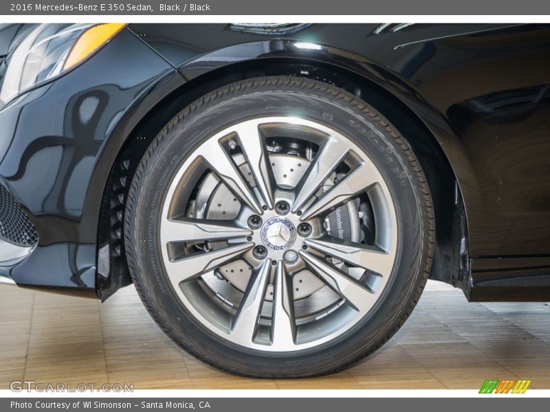Black / Black 2016 Mercedes-Benz E 350 Sedan