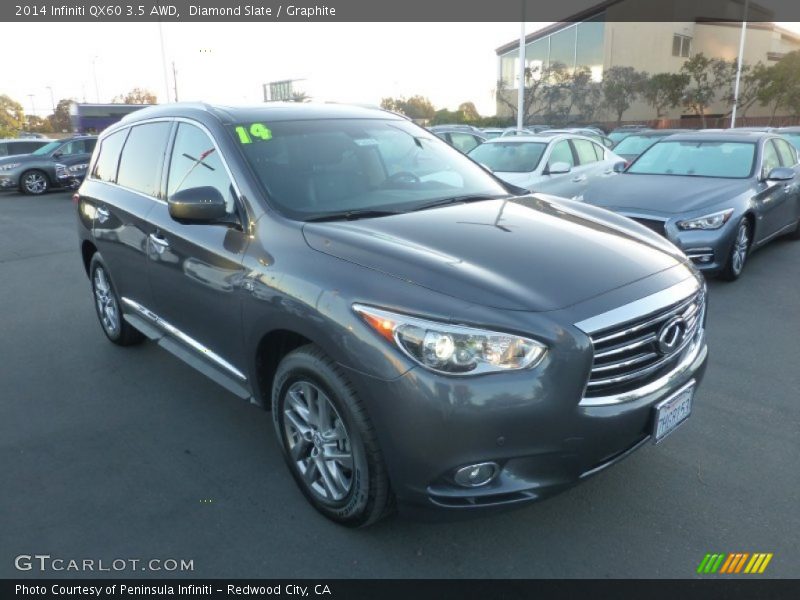 Diamond Slate / Graphite 2014 Infiniti QX60 3.5 AWD