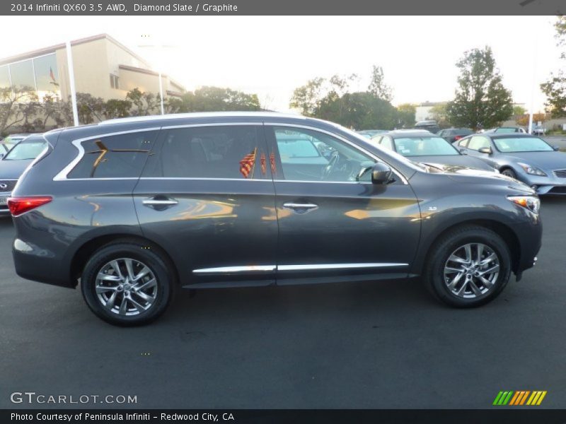 Diamond Slate / Graphite 2014 Infiniti QX60 3.5 AWD