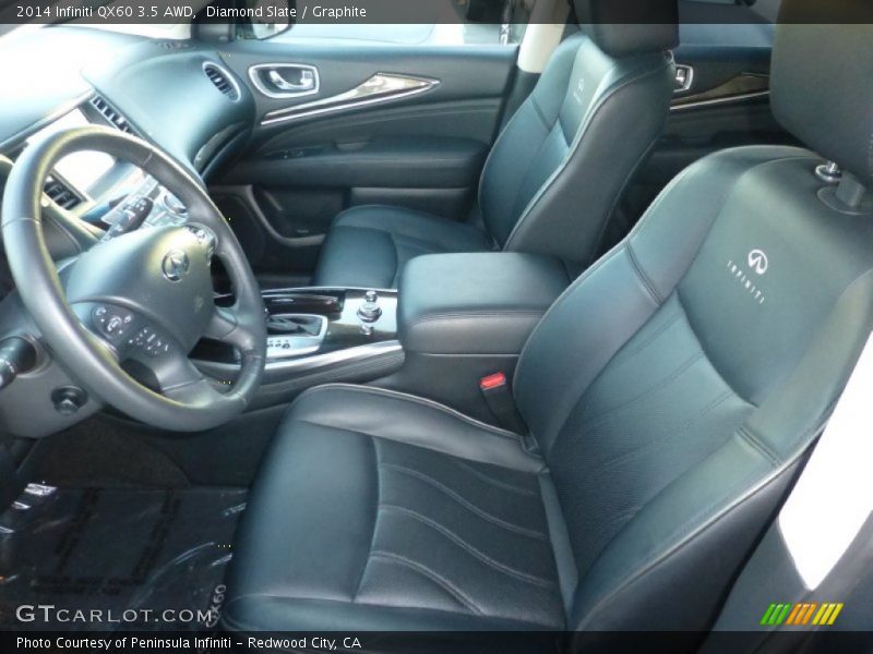 Diamond Slate / Graphite 2014 Infiniti QX60 3.5 AWD
