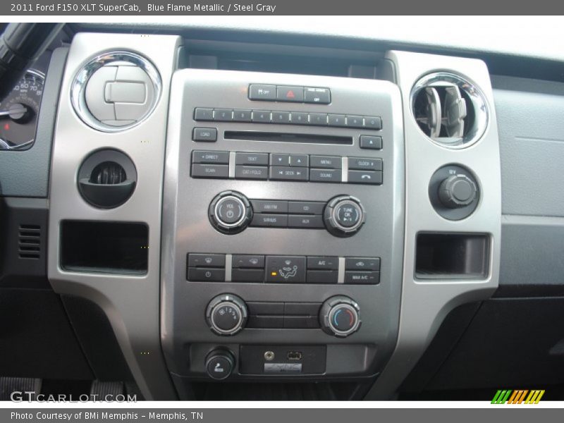 Blue Flame Metallic / Steel Gray 2011 Ford F150 XLT SuperCab