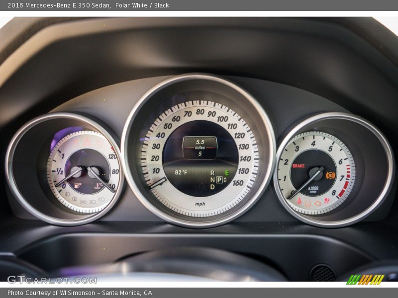 Polar White / Black 2016 Mercedes-Benz E 350 Sedan