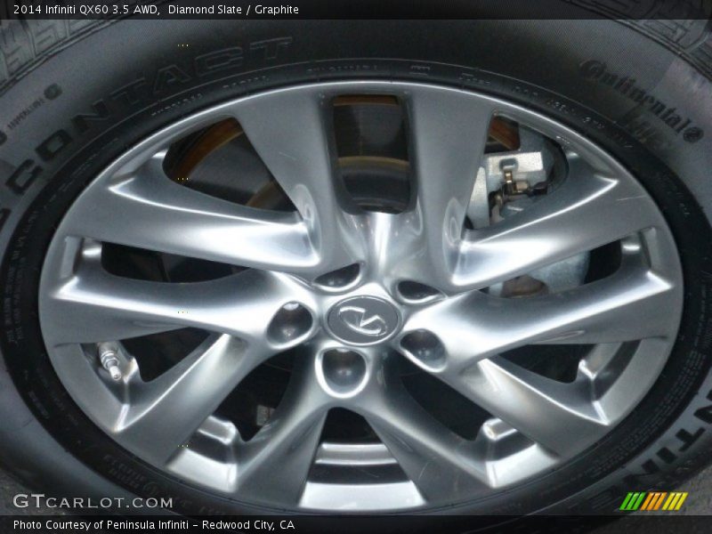 Diamond Slate / Graphite 2014 Infiniti QX60 3.5 AWD