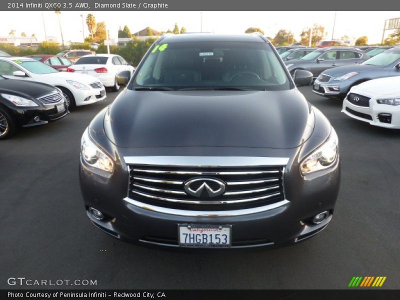 Diamond Slate / Graphite 2014 Infiniti QX60 3.5 AWD