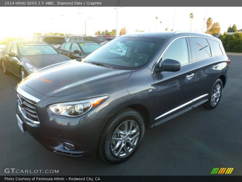 Diamond Slate / Graphite 2014 Infiniti QX60 3.5 AWD