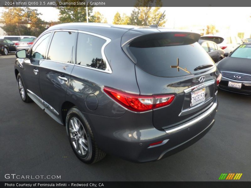 Diamond Slate / Graphite 2014 Infiniti QX60 3.5 AWD