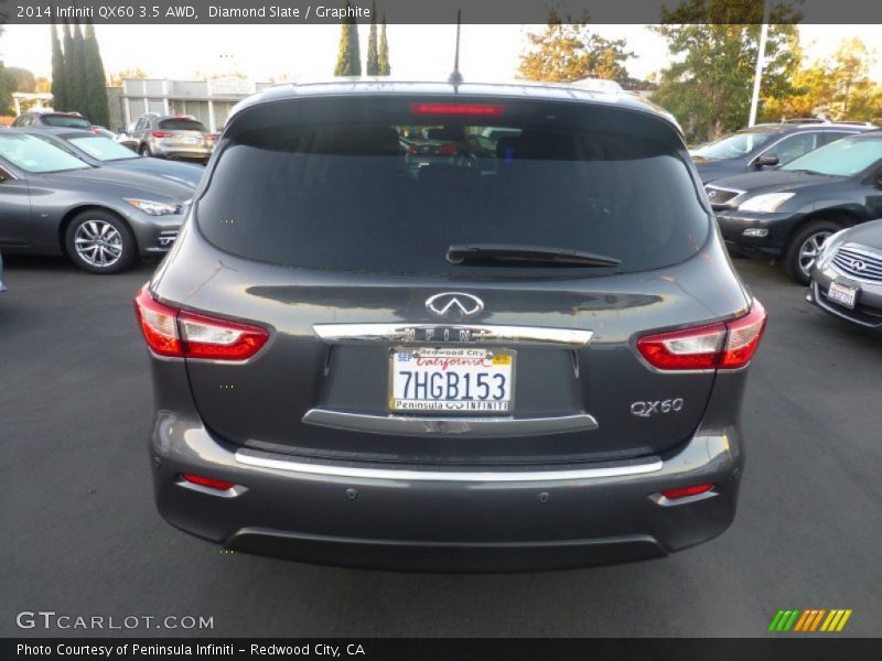 Diamond Slate / Graphite 2014 Infiniti QX60 3.5 AWD