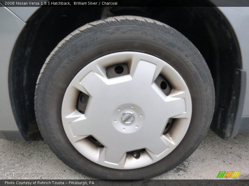 Brilliant Silver / Charcoal 2008 Nissan Versa 1.8 S Hatchback