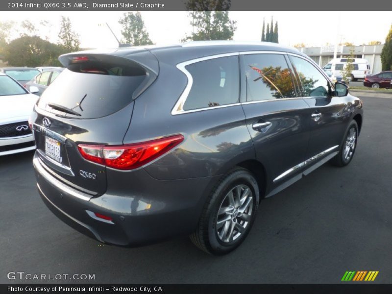 Diamond Slate / Graphite 2014 Infiniti QX60 3.5 AWD