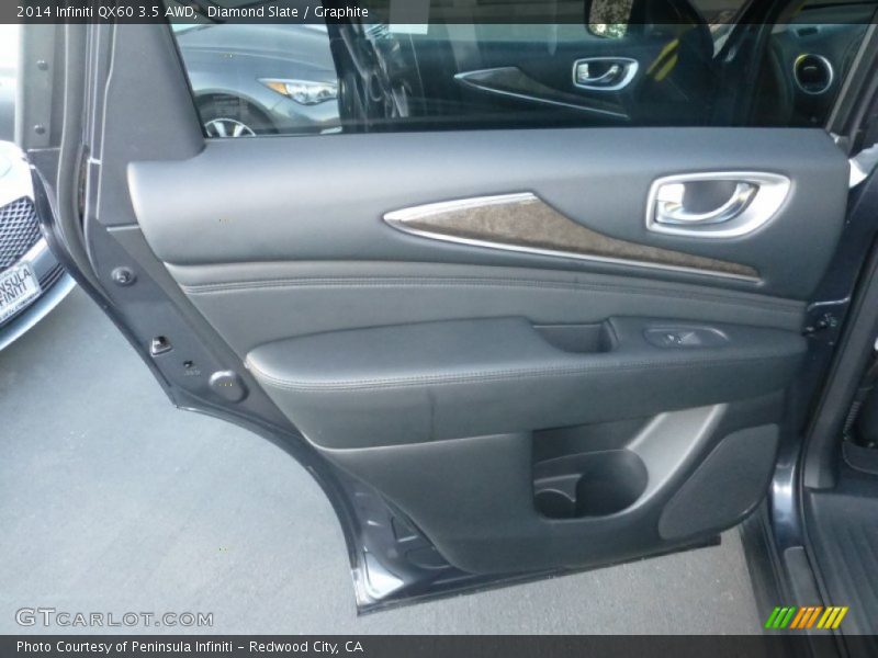 Diamond Slate / Graphite 2014 Infiniti QX60 3.5 AWD