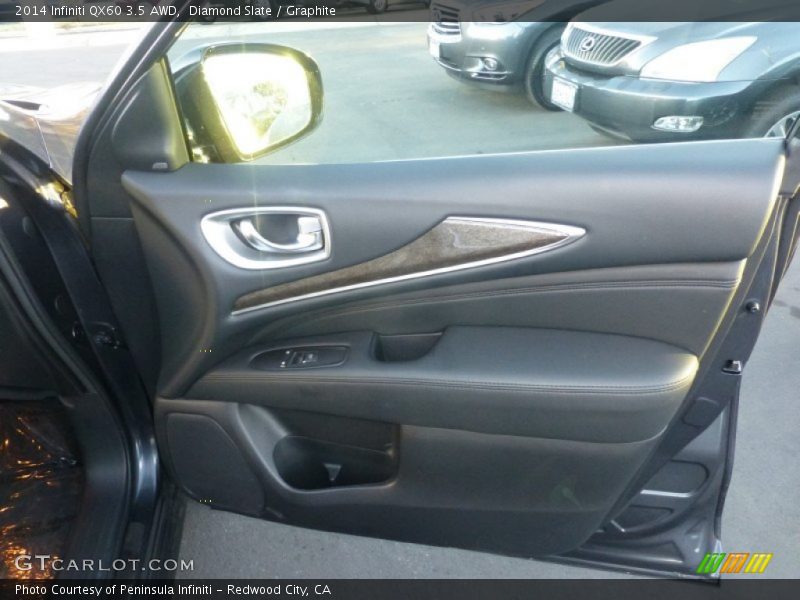 Diamond Slate / Graphite 2014 Infiniti QX60 3.5 AWD