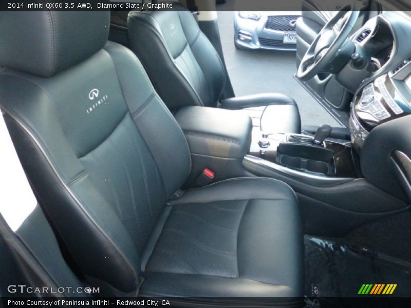 Diamond Slate / Graphite 2014 Infiniti QX60 3.5 AWD