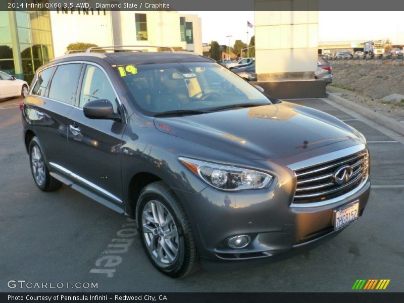 Diamond Slate / Graphite 2014 Infiniti QX60 3.5 AWD
