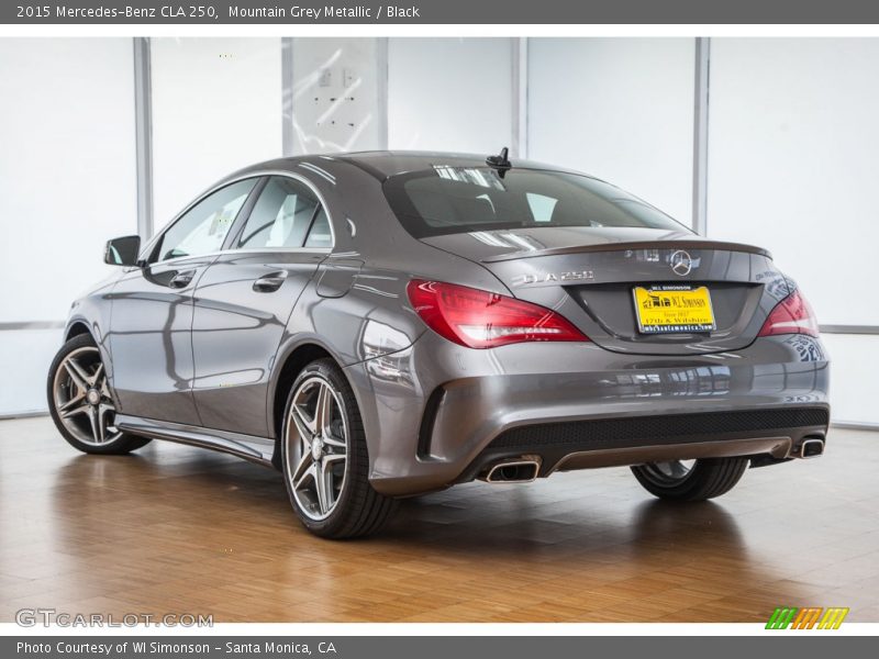 Mountain Grey Metallic / Black 2015 Mercedes-Benz CLA 250
