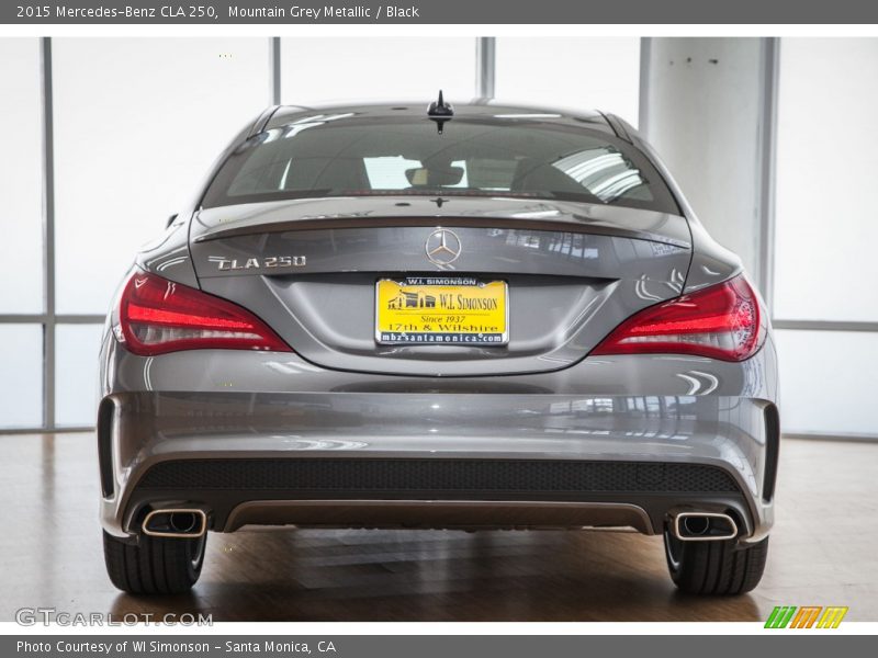 Mountain Grey Metallic / Black 2015 Mercedes-Benz CLA 250