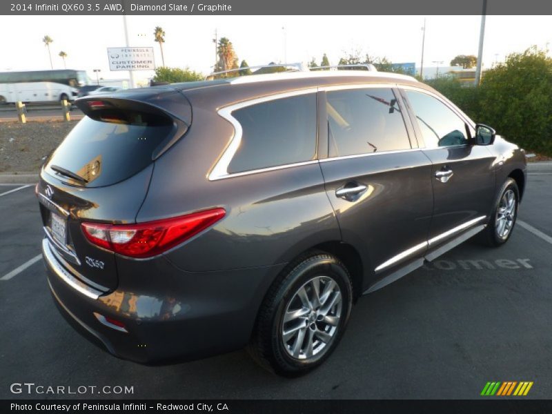 Diamond Slate / Graphite 2014 Infiniti QX60 3.5 AWD