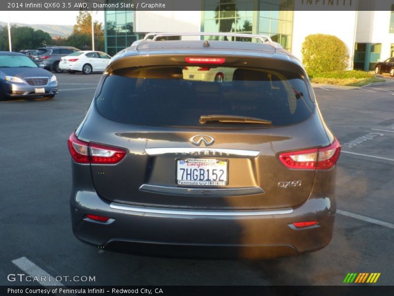 Diamond Slate / Graphite 2014 Infiniti QX60 3.5 AWD