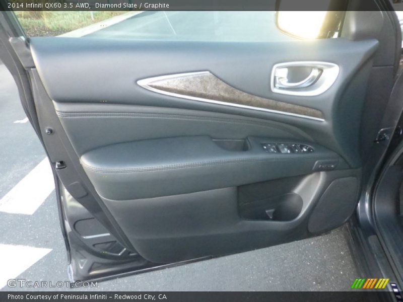 Diamond Slate / Graphite 2014 Infiniti QX60 3.5 AWD