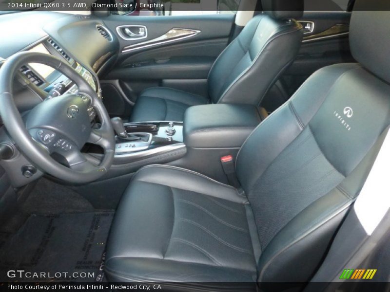 Diamond Slate / Graphite 2014 Infiniti QX60 3.5 AWD