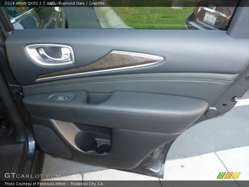 Diamond Slate / Graphite 2014 Infiniti QX60 3.5 AWD
