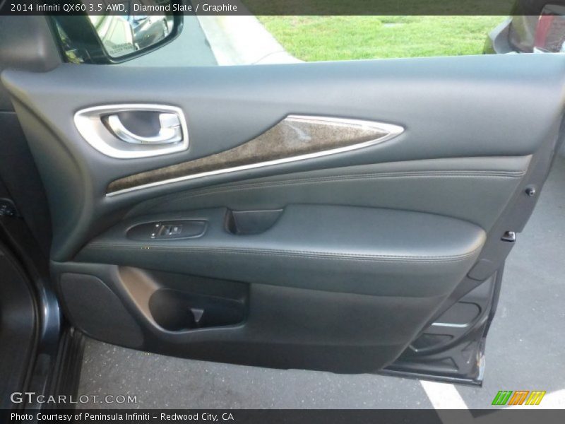 Diamond Slate / Graphite 2014 Infiniti QX60 3.5 AWD