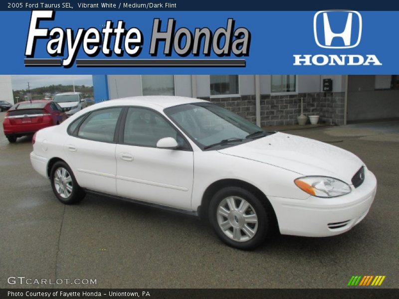 Vibrant White / Medium/Dark Flint 2005 Ford Taurus SEL
