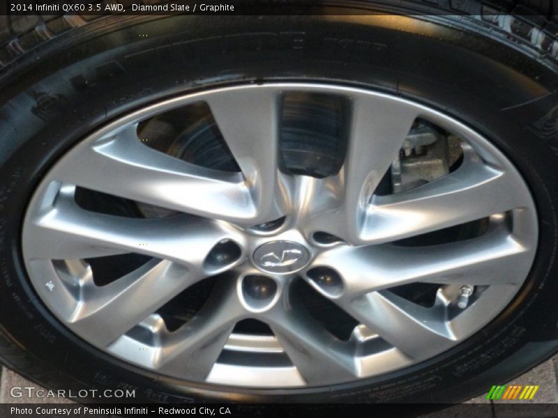 Diamond Slate / Graphite 2014 Infiniti QX60 3.5 AWD