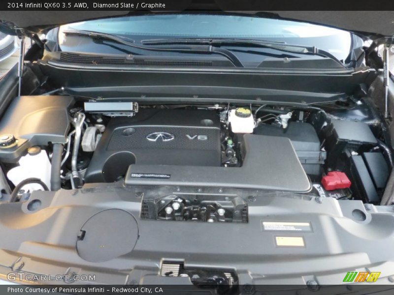 Diamond Slate / Graphite 2014 Infiniti QX60 3.5 AWD