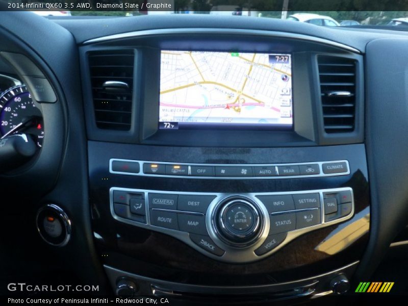 Diamond Slate / Graphite 2014 Infiniti QX60 3.5 AWD
