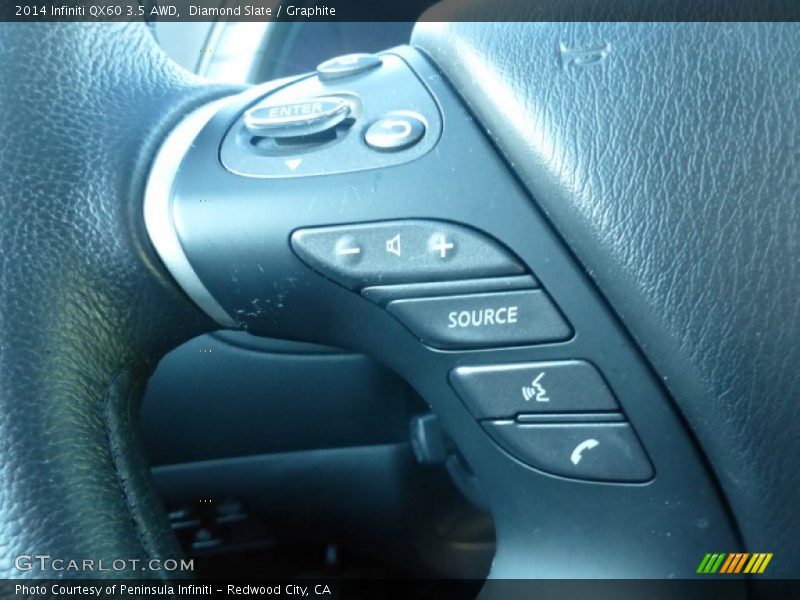 Diamond Slate / Graphite 2014 Infiniti QX60 3.5 AWD