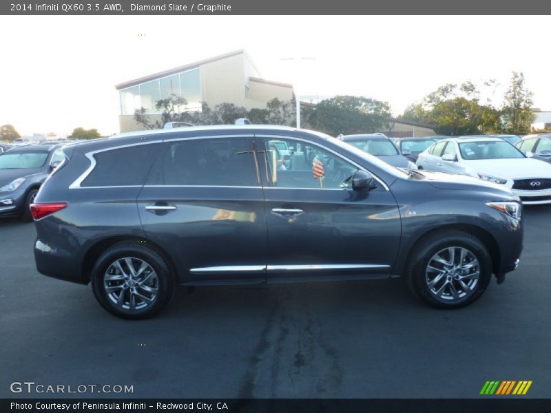 Diamond Slate / Graphite 2014 Infiniti QX60 3.5 AWD