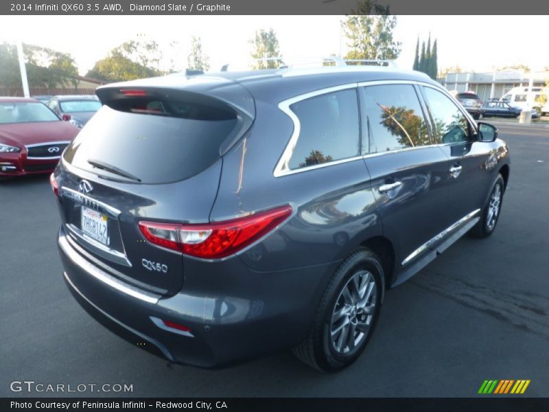 Diamond Slate / Graphite 2014 Infiniti QX60 3.5 AWD