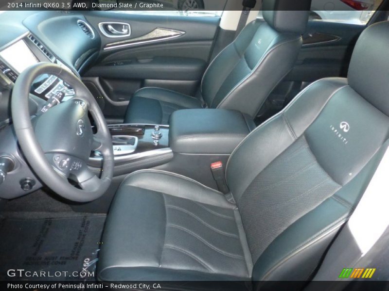 Diamond Slate / Graphite 2014 Infiniti QX60 3.5 AWD