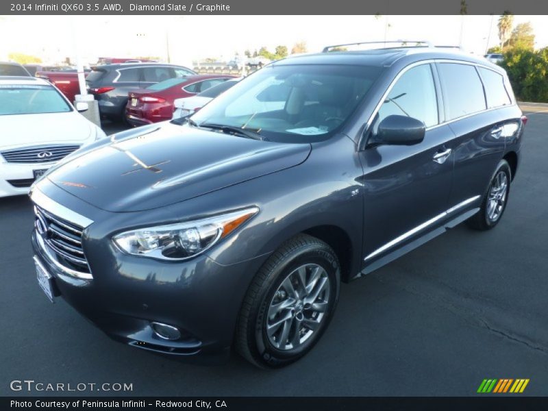 Diamond Slate / Graphite 2014 Infiniti QX60 3.5 AWD