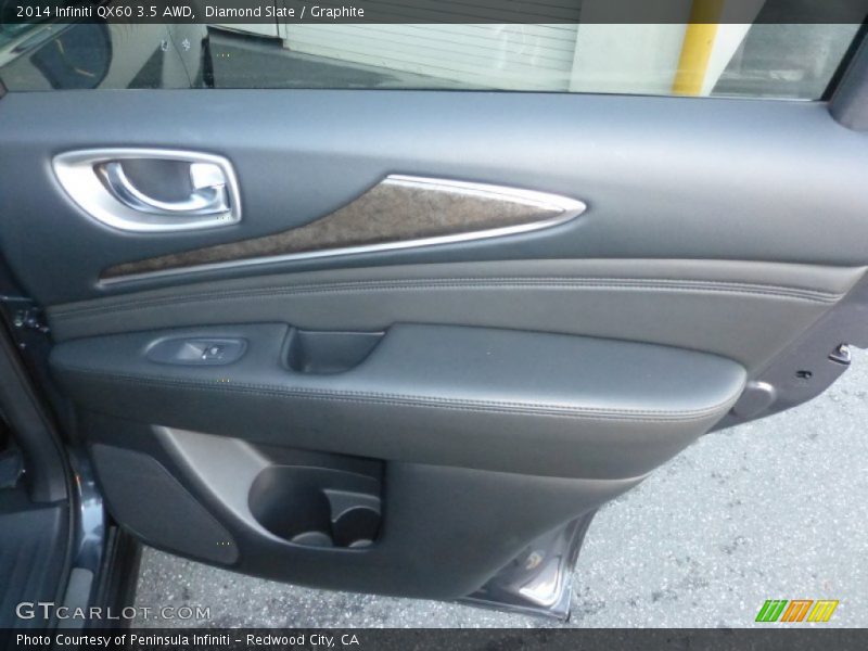 Diamond Slate / Graphite 2014 Infiniti QX60 3.5 AWD