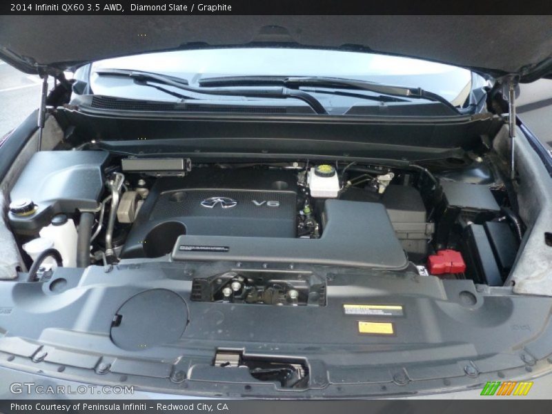 Diamond Slate / Graphite 2014 Infiniti QX60 3.5 AWD