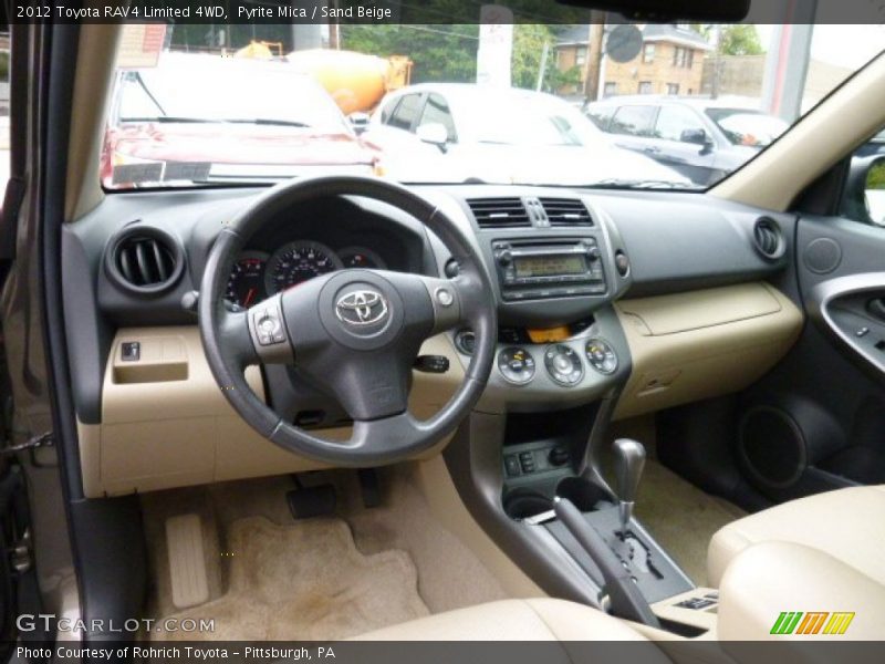  2012 RAV4 Limited 4WD Sand Beige Interior