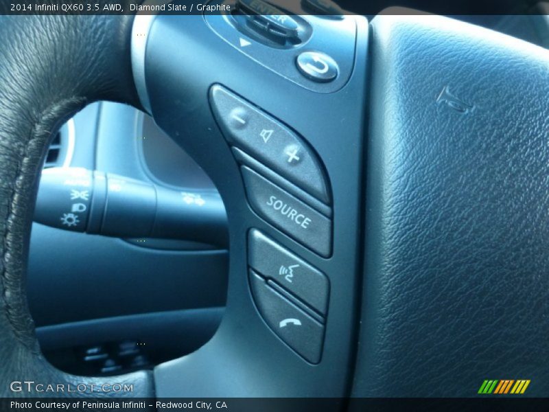 Diamond Slate / Graphite 2014 Infiniti QX60 3.5 AWD