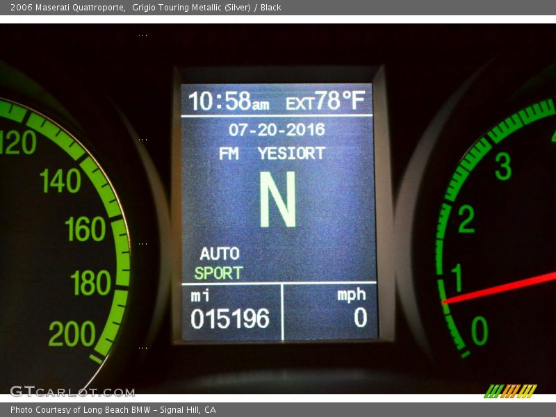 Grigio Touring Metallic (Silver) / Black 2006 Maserati Quattroporte