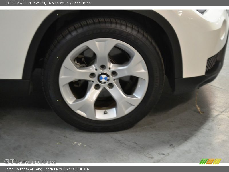 Alpine White / Sand Beige 2014 BMW X1 sDrive28i