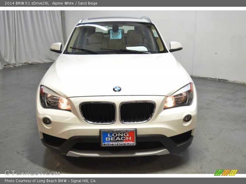 Alpine White / Sand Beige 2014 BMW X1 sDrive28i
