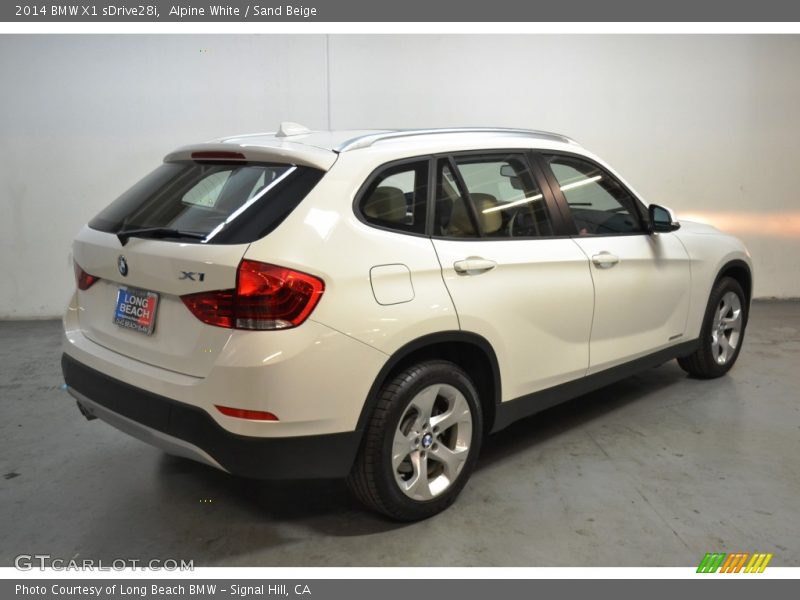 Alpine White / Sand Beige 2014 BMW X1 sDrive28i