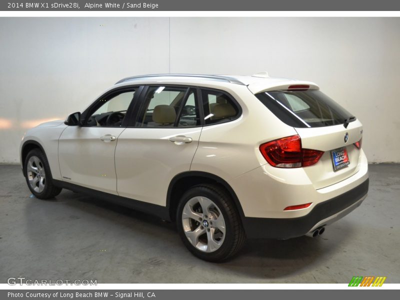 Alpine White / Sand Beige 2014 BMW X1 sDrive28i