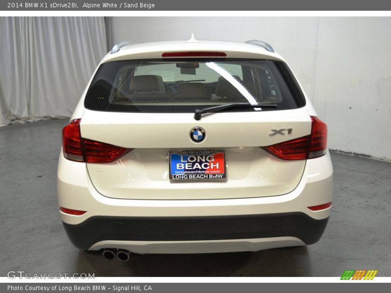 Alpine White / Sand Beige 2014 BMW X1 sDrive28i
