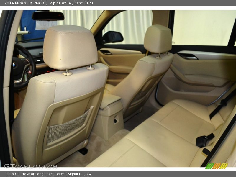 Alpine White / Sand Beige 2014 BMW X1 sDrive28i