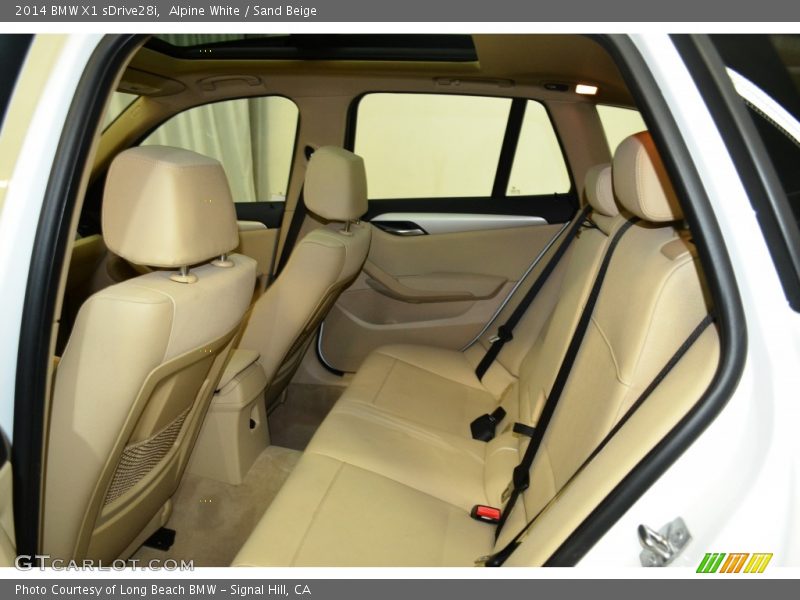 Alpine White / Sand Beige 2014 BMW X1 sDrive28i
