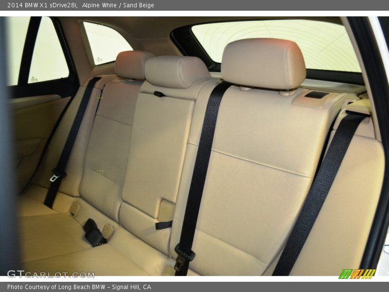 Alpine White / Sand Beige 2014 BMW X1 sDrive28i