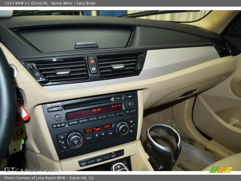 Alpine White / Sand Beige 2014 BMW X1 sDrive28i