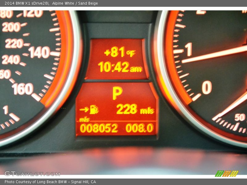Alpine White / Sand Beige 2014 BMW X1 sDrive28i