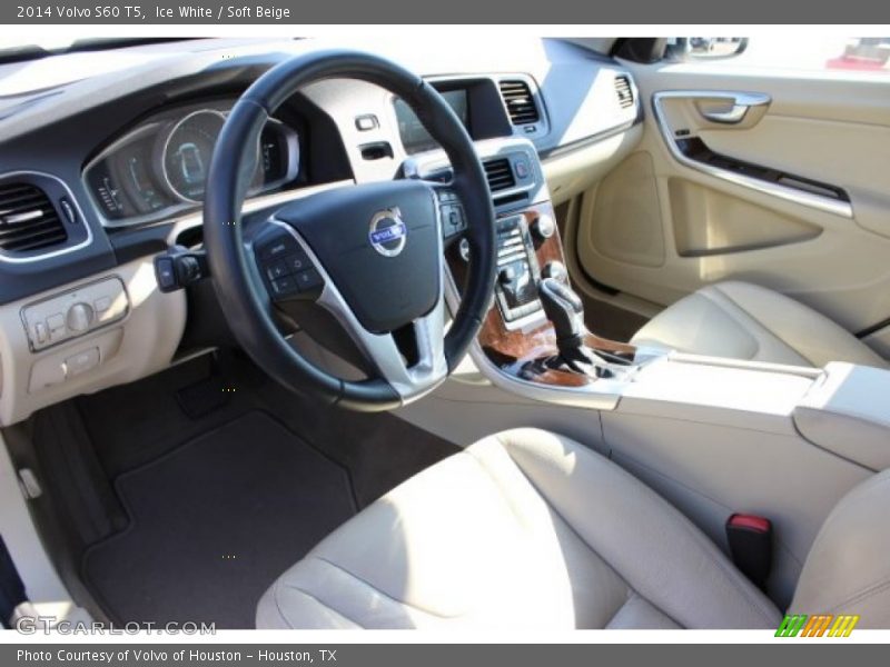 Ice White / Soft Beige 2014 Volvo S60 T5